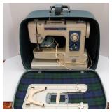 Pacesetter XL702 by Brother Vintage Sewing Machine with Case & Extender Plate