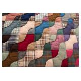 Handmade Vintage Twin-Size Quilt