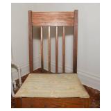 Antique Sewing Rocking Chair with Storage Drawer