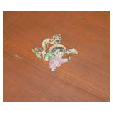 Vintage Wooden Barrel with Lid