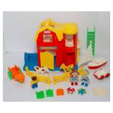 Playskool 1990 Flat Folks Farm & Miscellaneous Vintage Pieces
