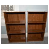 Laminate Book Shelves – Set of Two, Practical & Stylish Storage