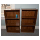 Laminate Book Shelves – Set of Two, Practical & Stylish Storage