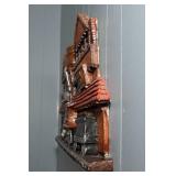 Ceramic Train Station Wall Hanging