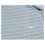 Blue Cotton Blanket – Full Size, Soft & Cozy