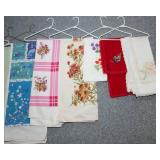 Lot of 9 Table Coverings/Tablecloths – Vintage & Retro Designs