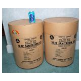 Vintage Dept of Defense Civil Defense SK IV Sanitation Kit – Set of Two, Cold War Era