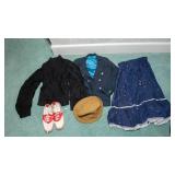 Large Box of Vintage Clothing – Assorted Styles & Pieces