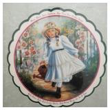 "Mary, Mary Quite Contrary" Wall Art, Blue Jay Figurine & Wall Shelf Lot