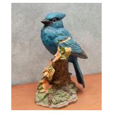 "Mary, Mary Quite Contrary" Wall Art, Blue Jay Figurine & Wall Shelf Lot