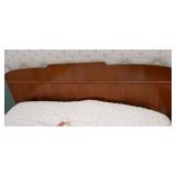 Midcentury Modern Full Size Headboard & Footboard 1930