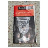 Fostoria American Glass Collection – 8 Cups, 8 Saucers, 8 Dessert Plates, and Pitcher