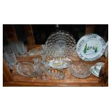Row of Intricate Clear Cut Glassware #3 – Perfect for Entertaining or Displaying