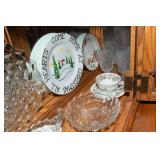 Row of Intricate Clear Cut Glassware #3 – Perfect for Entertaining or Displaying