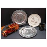 The Lutheran Home - Belle Plaine, MN Vintage Truck and Plates & Trinity Evangelical Church Belle Plaine, MN Plate and Mug