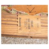 Set of Three Solid Wood Vintage Mid-Century Modern Side Chairs – Most Likely Stanley