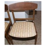 Set of Three Solid Wood Vintage Mid-Century Modern Side Chairs – Most Likely Stanley