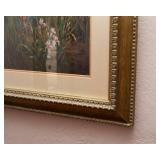 Wall Art with Ornate Golden Frame