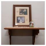 "Grace and Gratitude "Art Print and Wall Shelf