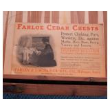 Farley & Loetscher Farloe Cedar Chest