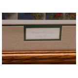 Yuletide - Chickadees by Sam Timm, Framed and Matted