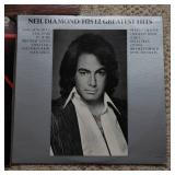 Three Vintage LP Vinyl Records - Elvis, Neil Diamond, Herb Alpert and The Tijuana Brass