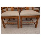 Set of Six Keller Oak Dining Chairs
