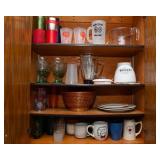 Kitchen Cabinet Contents – Blender, Mugs, Plastic Cups, Glass Goblets & More