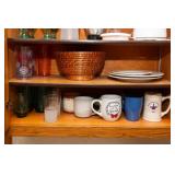 Kitchen Cabinet Contents – Blender, Mugs, Plastic Cups, Glass Goblets & More