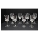 Set of 8 Gorgeous Crystal Water/Wine Goblets