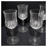 Set of 8 Gorgeous Crystal Water/Wine Goblets