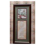 "Our House" Poem Wall Art – Excerpt from Joshua 24:15