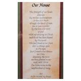 "Our House" Poem Wall Art – Excerpt from Joshua 24:15