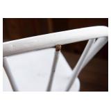 White Spindle Back Chair