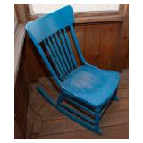 Blue Rocking Chair