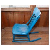 Blue Rocking Chair