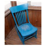Blue Rocking Chair