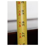 Antique Oriental Carved Wooden Console Table with Floral Design