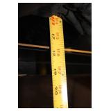 Vintage Black Lacquered Bar Cabinet with Asian Motif