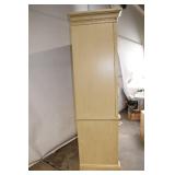 Large Wooden Armoire Entertainment Center with Drawers