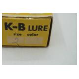 Vintage K-B Spoon Lure in original packaging