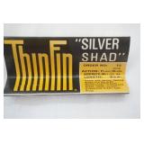 Vintage "Silver Shad" Storm Original Thin Fin Fishing Lure