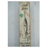 Vintage Capt. Action Solid Stainless Steel Spoon