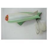 Vintage "Jumping Jo" Fishing Lure. Red & White Finish