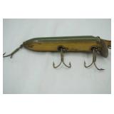 Vintage Heddon Green Scale Vamp Spook Fishing Lure