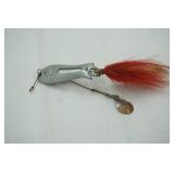 Vintage Pflueger Zam Feathered Bucktail Spinning Lure