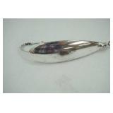 Vintage Johnson silver Minnow Lure