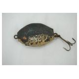 Vintage woody Lead fishing weight sinker