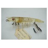 Vintage fishing lure Manning Shrimp 1954