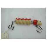 Vintage Dolly Rotator Red & White Fishing Lure